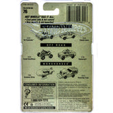 Hot Wheels 1995 Kenworth Big Rig Black Truck Card 76